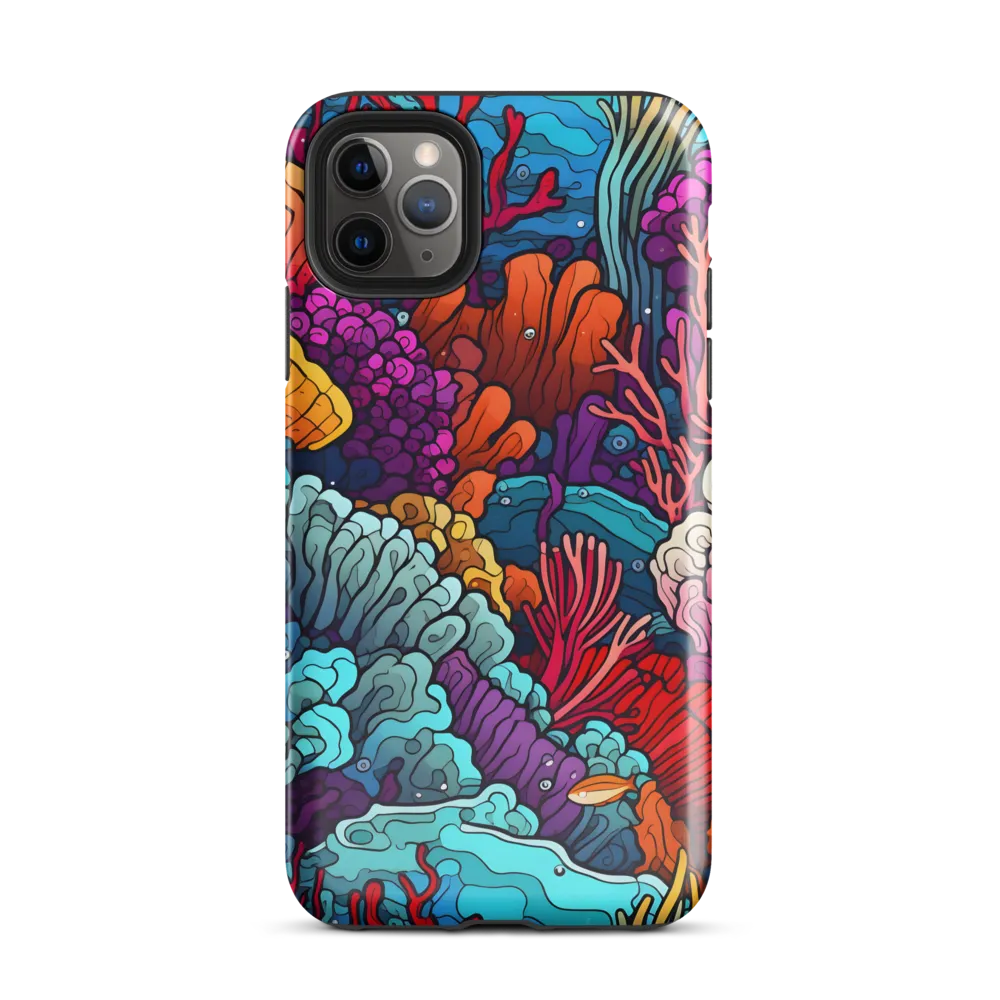 Vibrant Underwater Symphony | Phone Case |  11 Pro Max | Tough Case | Glossy