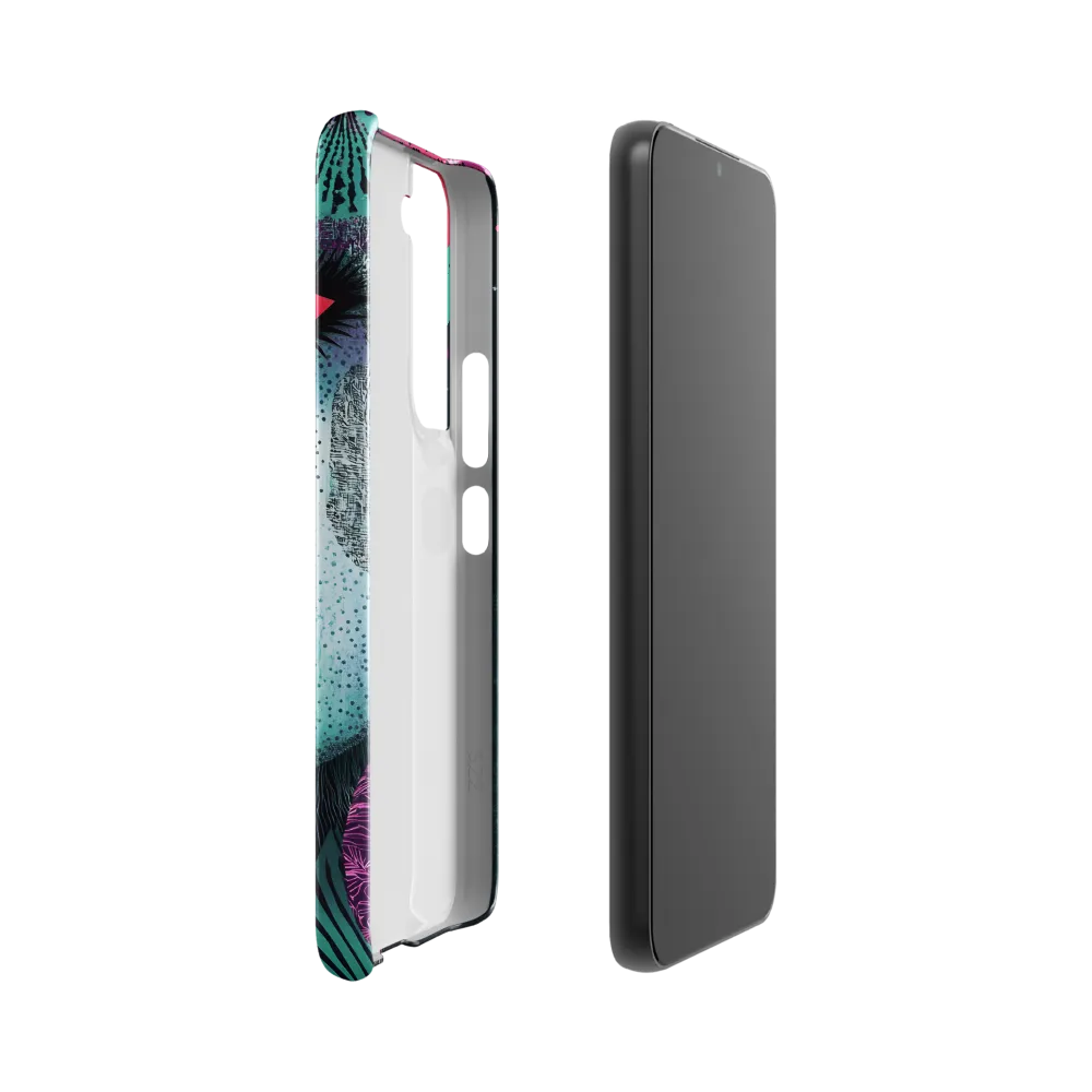Mystical Beauty in Blue and Pink | Phone Case |  S22 | Snap Case | Glossy