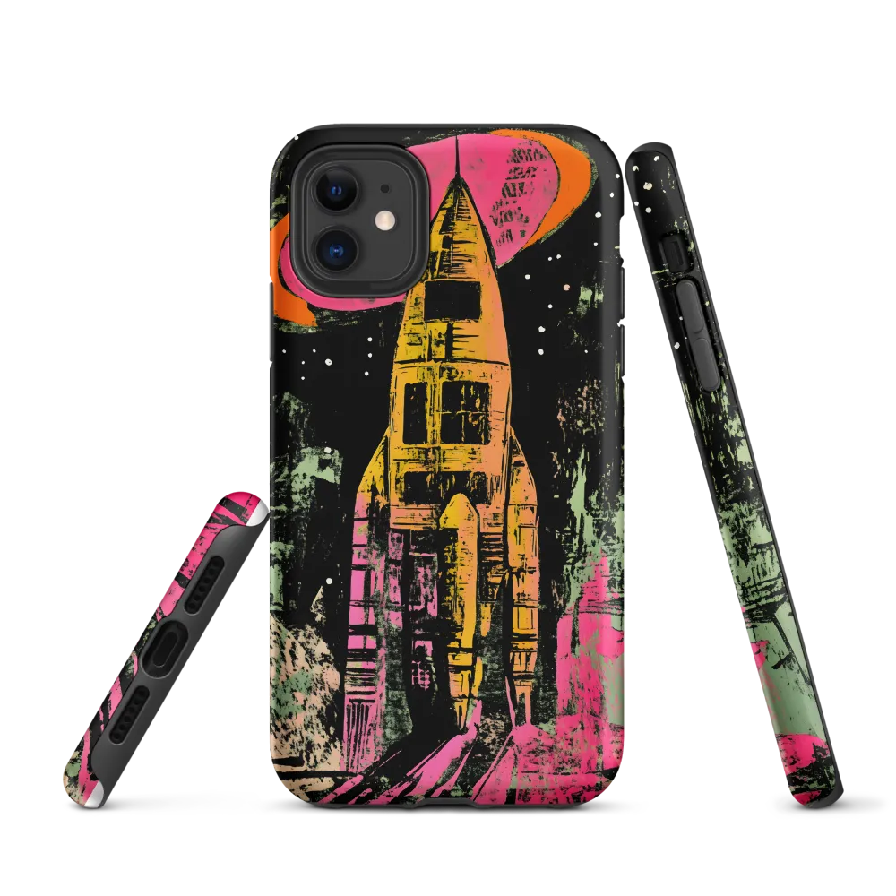 Cosmic Voyage: A Surreal Rocket Adventure