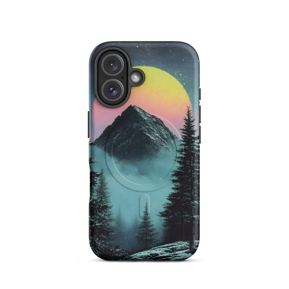 Ethereal Peaks Under Celestial Lights