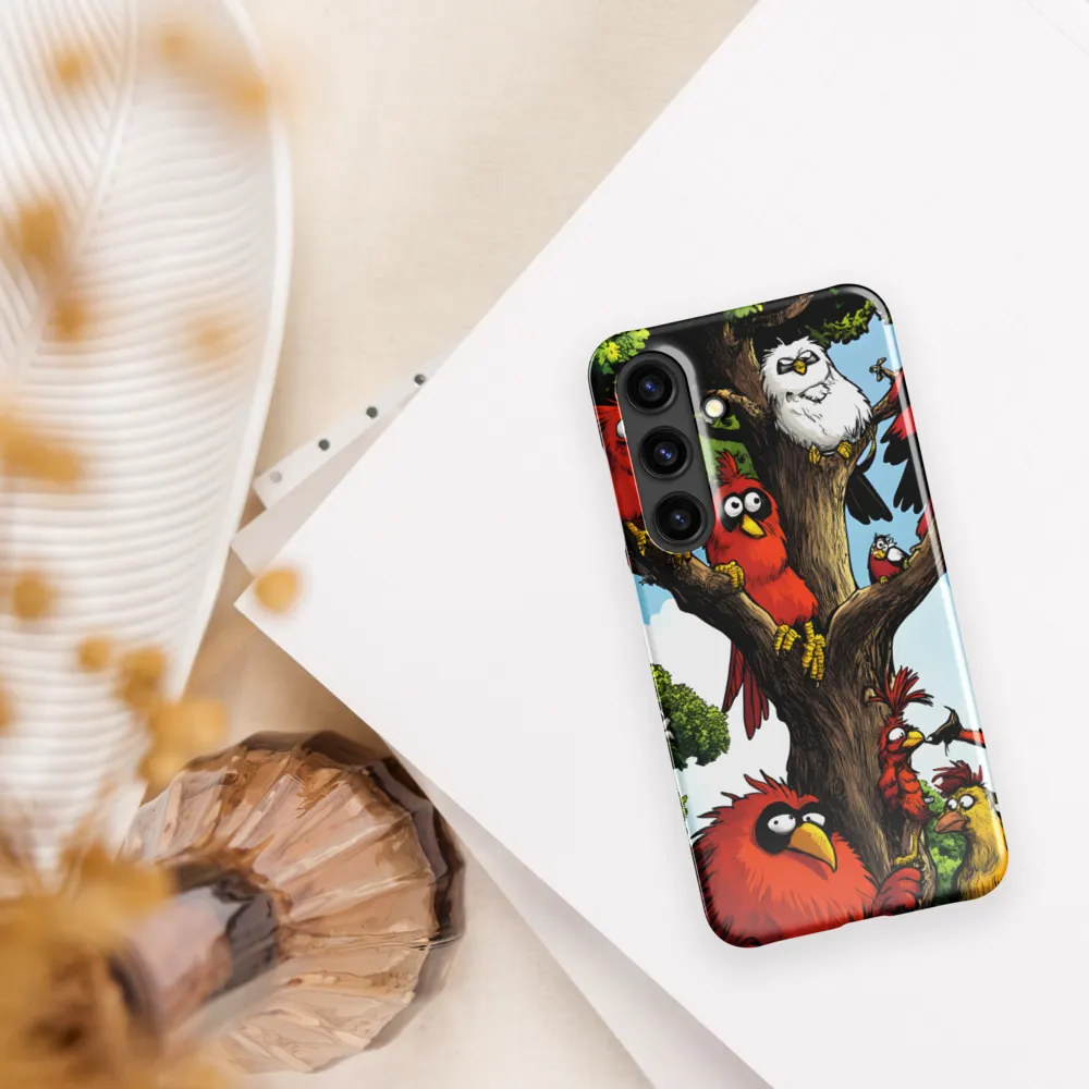 Whimsical Avian Gathering