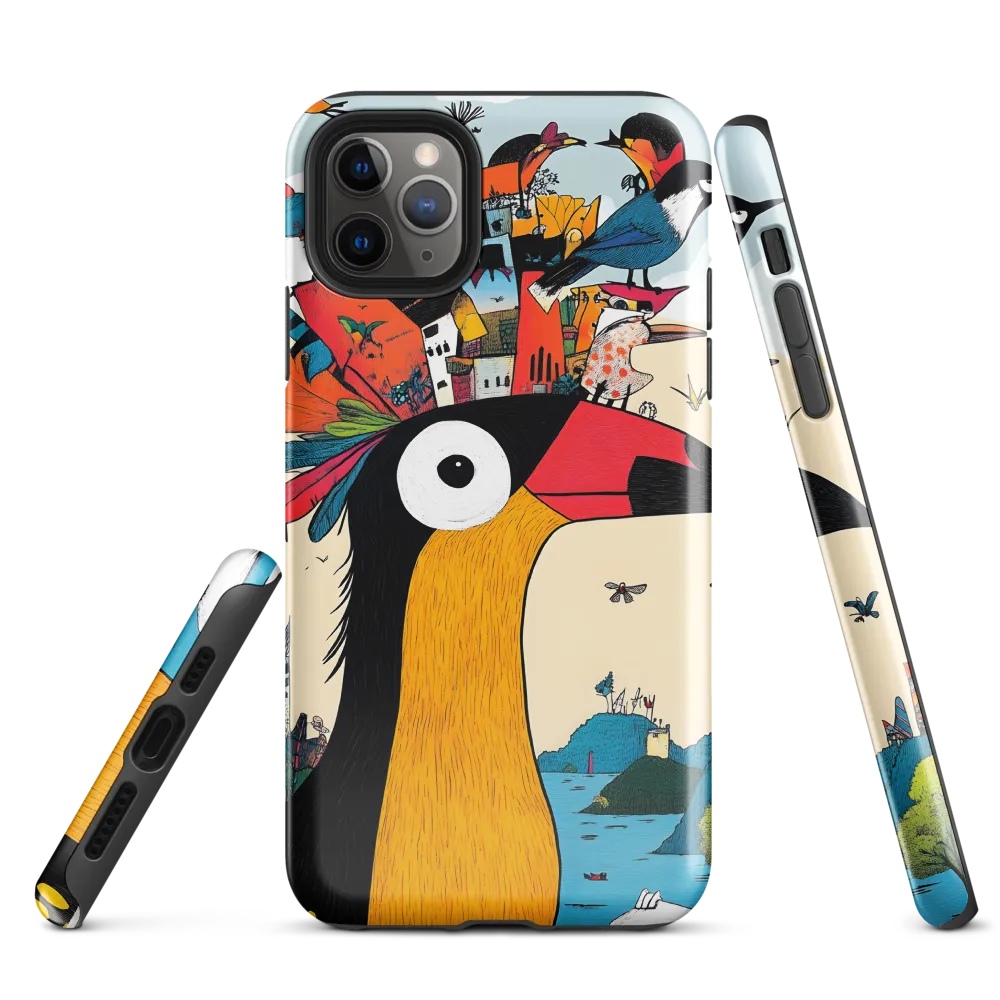 The Whimsical Birdscape | Phone Case |  11 Pro Max | Tough Case | Glossy