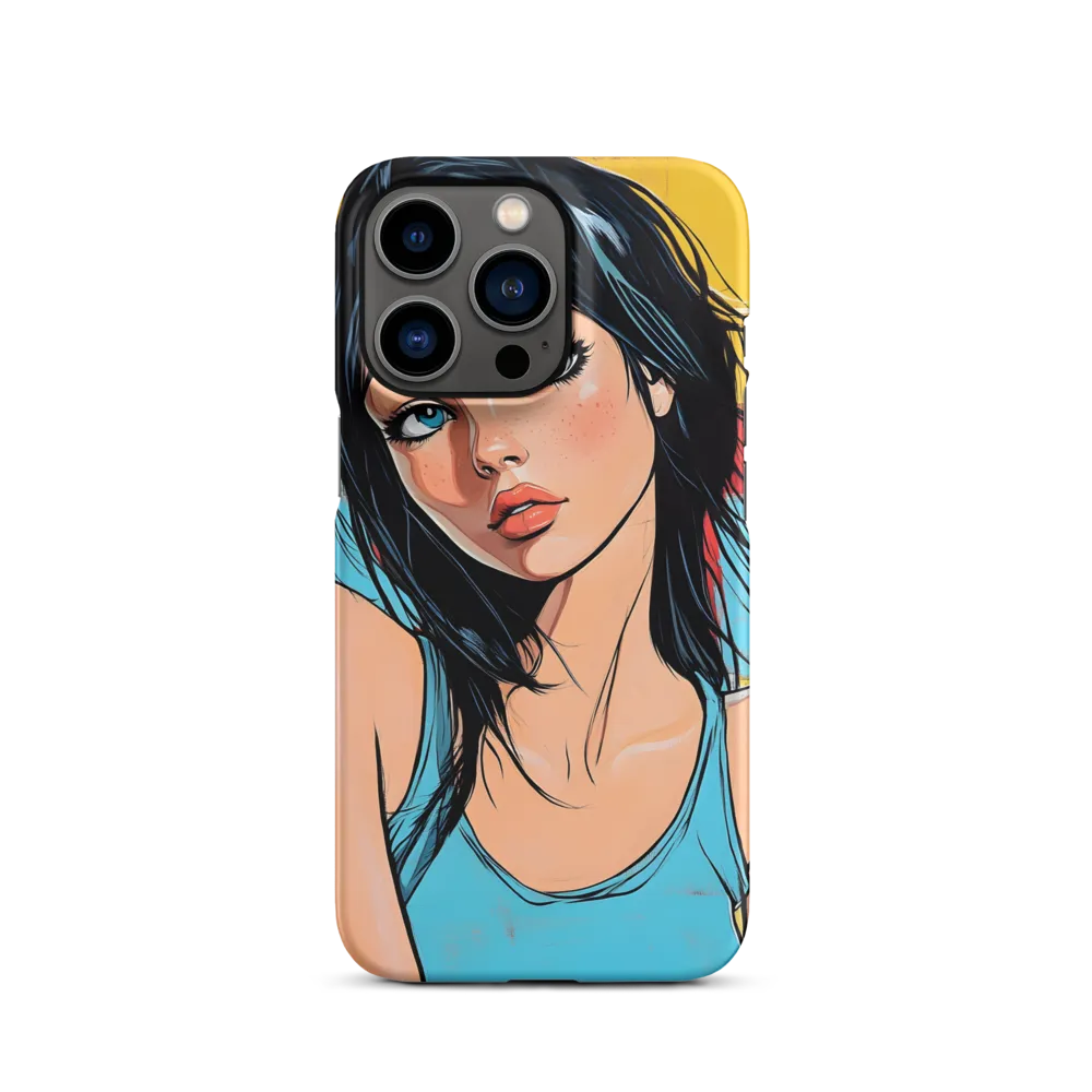 Vibrant Portrait of Modern Youth | Phone Case |  13 Pro | Snap Case | Matte