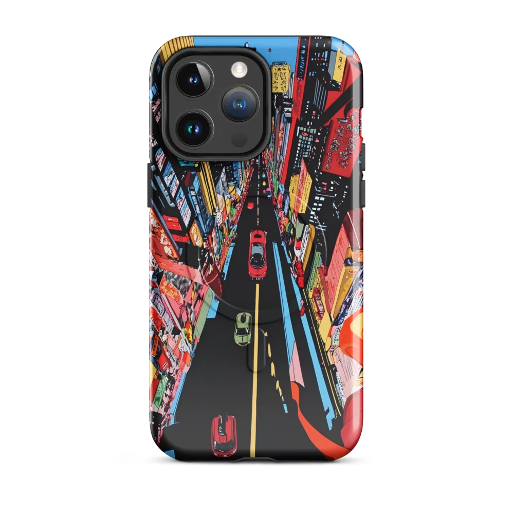 Urban Symphony: A Bird's-Eye View of Life | Phone Case |  14 Pro Max | MagSafe® Tough Case | Glossy