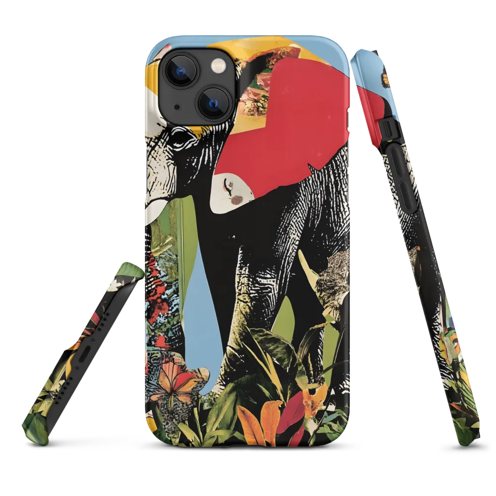 Harmony of Nature: The Elephant's Embrace | Phone Case |  14 Plus | Snap Case | Matte