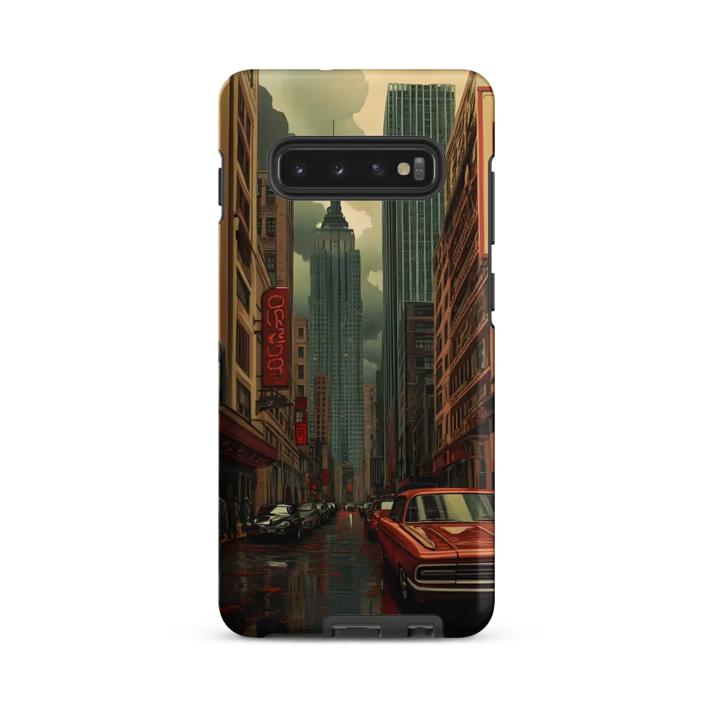 Nostalgic Cityscape: Reflections of a Forgotten Era | Phone Case |  S10 Plus | Tough Case | Matte