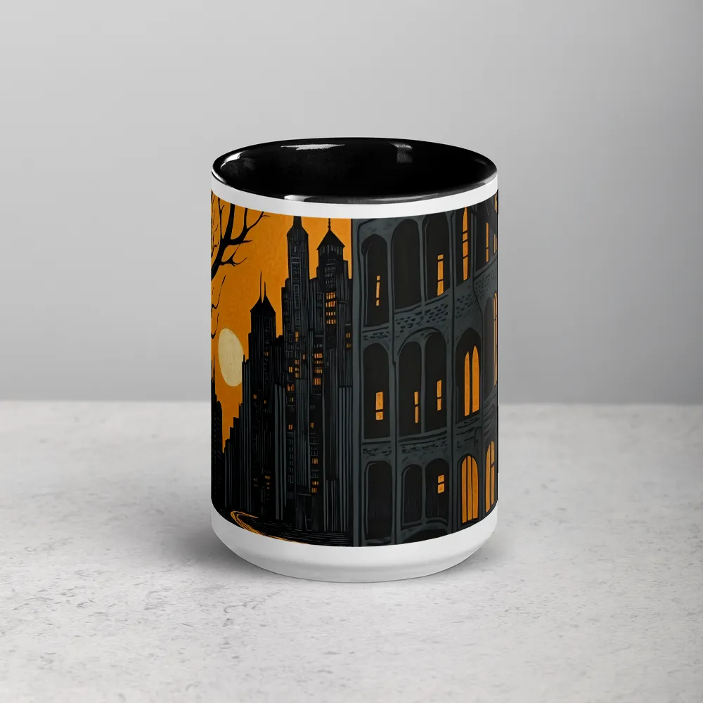 Eerie Cityscape: A Haunting Reflection