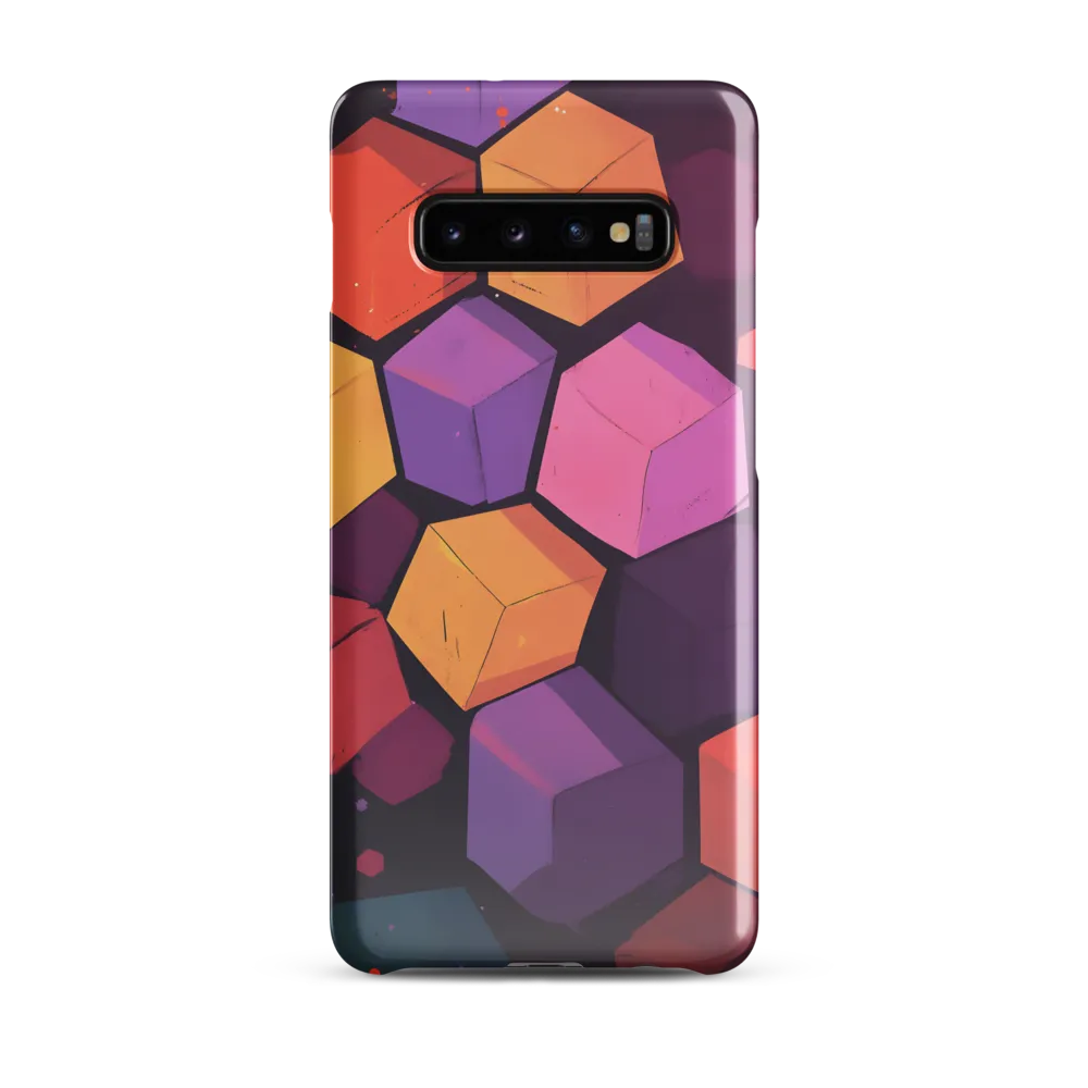 Dynamic Geometric Harmony | Phone Case |  S10 Plus | Snap Case | Glossy