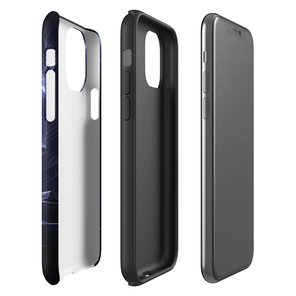 Stormy Cityscape: Shadows of the Night | Phone Case |  11 Pro | Tough Case | Matte