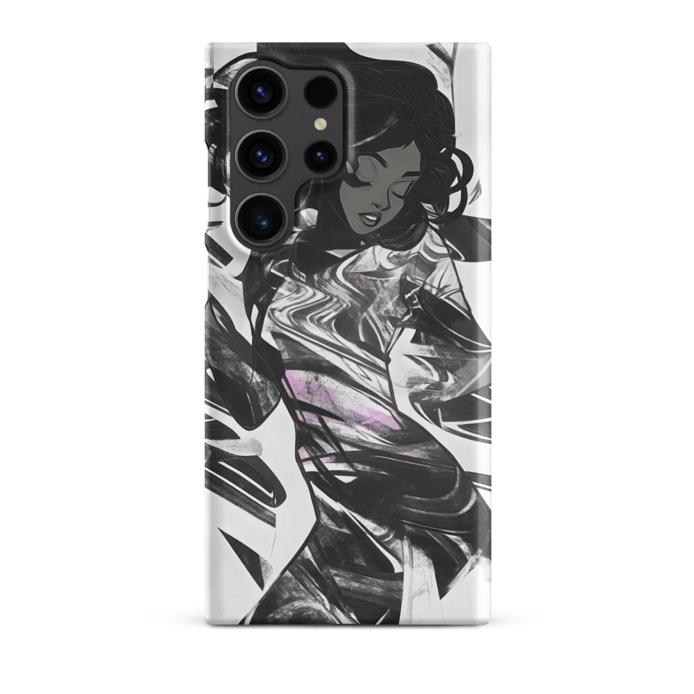 Fluid Grace: The Dance of Shadows | Phone Case |  S23 Ultra | Snap Case | Matte