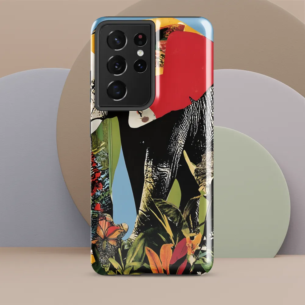 Harmony of Nature: The Elephant's Embrace | Phone Case |  S21 Ultra | Tough Case | Glossy