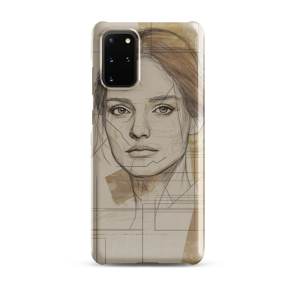 Geometric Elegance: A Modern Portrait