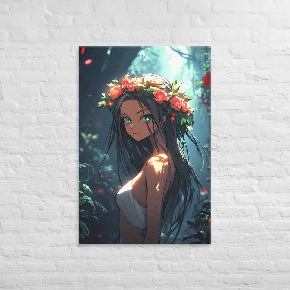 The Enchanted Forest Maiden | Art Print