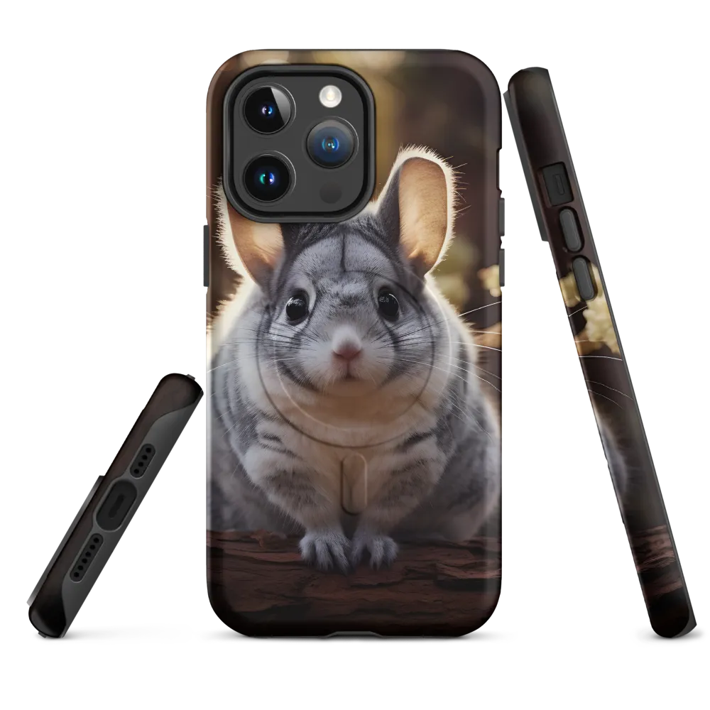 Curious Chinchilla in the Forest