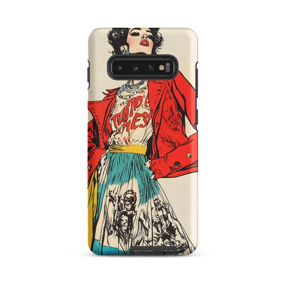 Vibrant Elegance: A Pop Art Fashion Statement