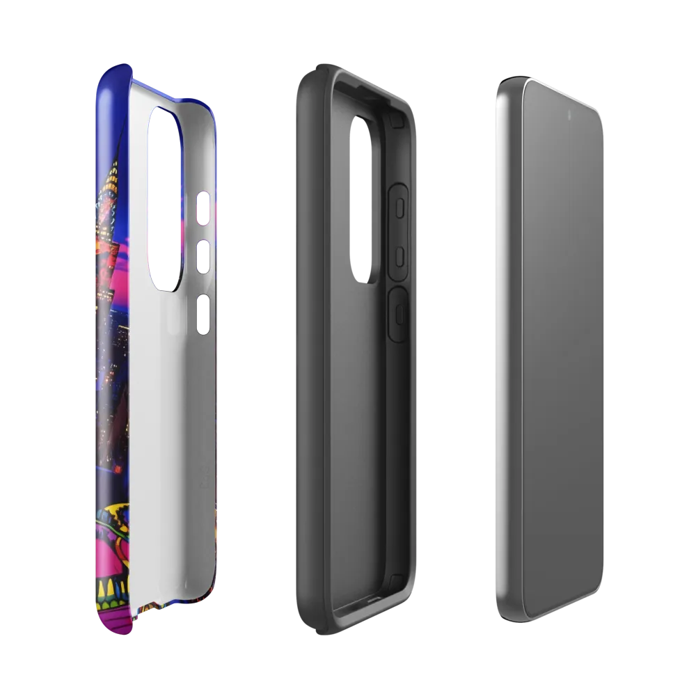 Neon Twilight: A City in Vibrance