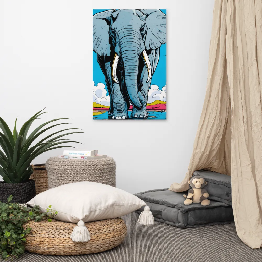 Majestic Presence: The Elephant | Canvas | 24″×36″