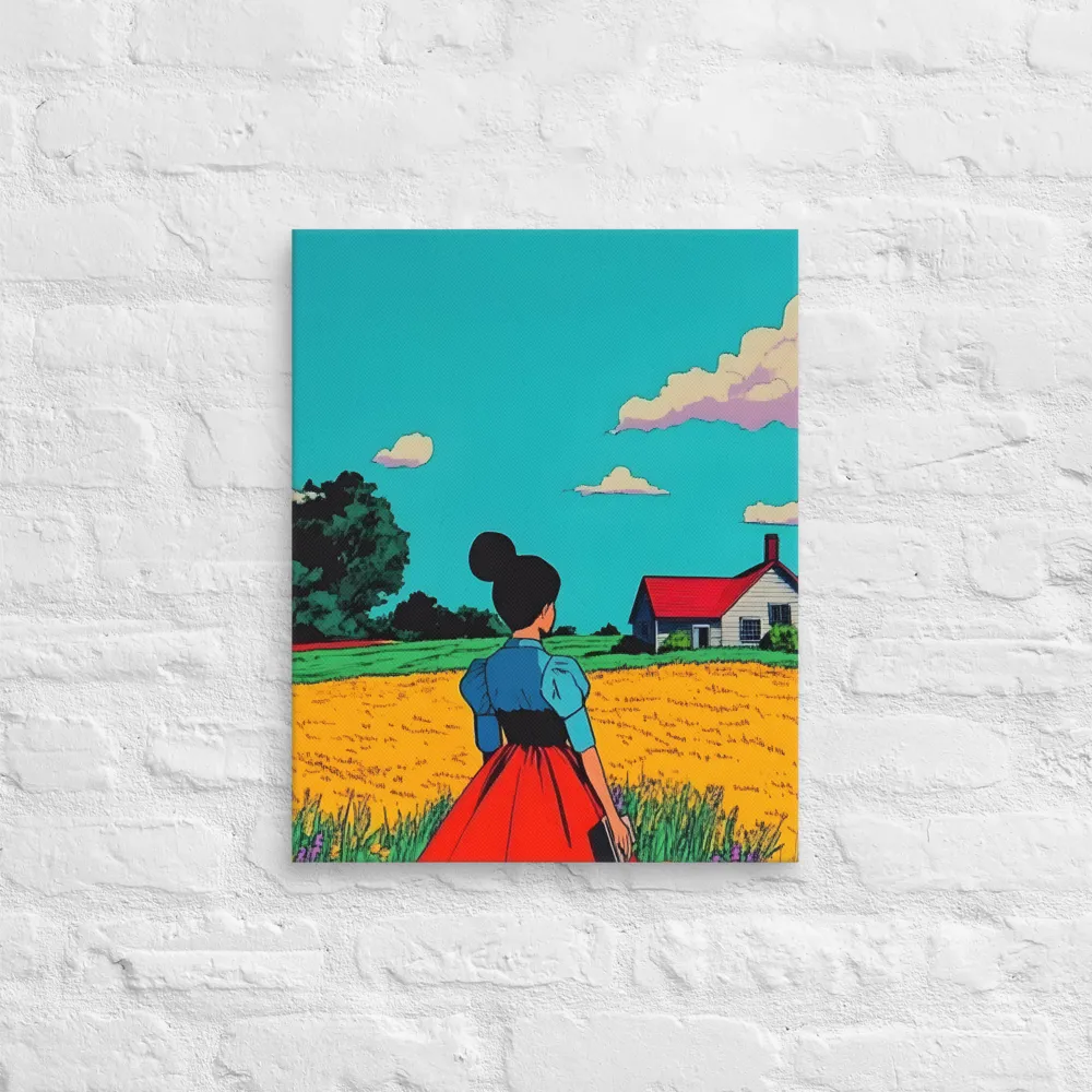 Whispers of a Sunlit Meadow | Canvas | 16″×20″