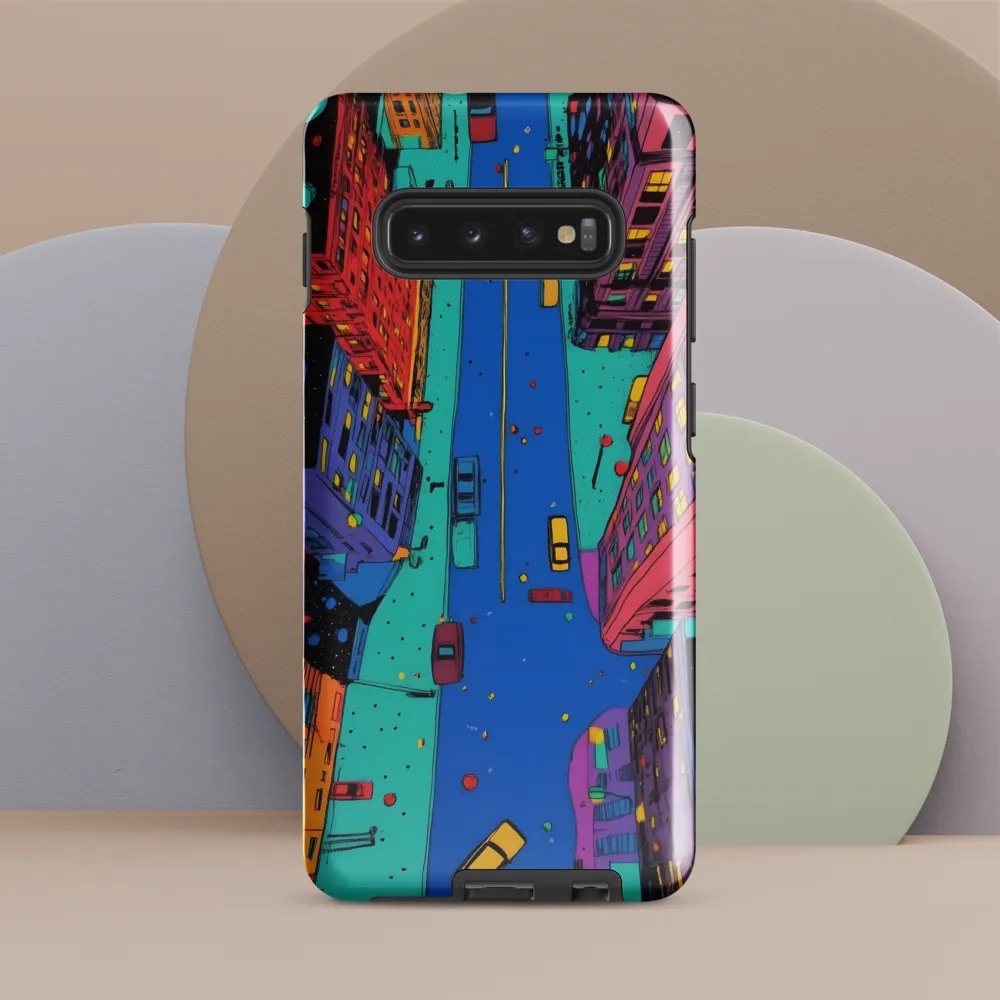 Aerial Dreamscape: The Pulse of Urban Life | Phone Case |  S10 Plus | Tough Case | Glossy