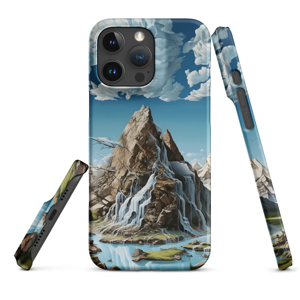 Majestic Cascade: A Mountain Masterpiece