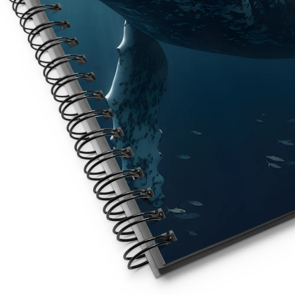 Graced by the Depths | Spiral Notebook