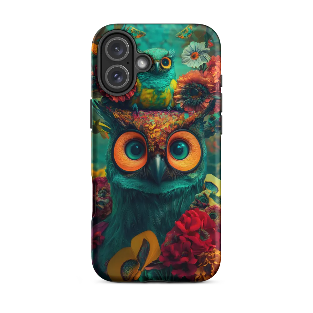 Majestic Harmony: The Floral Owl