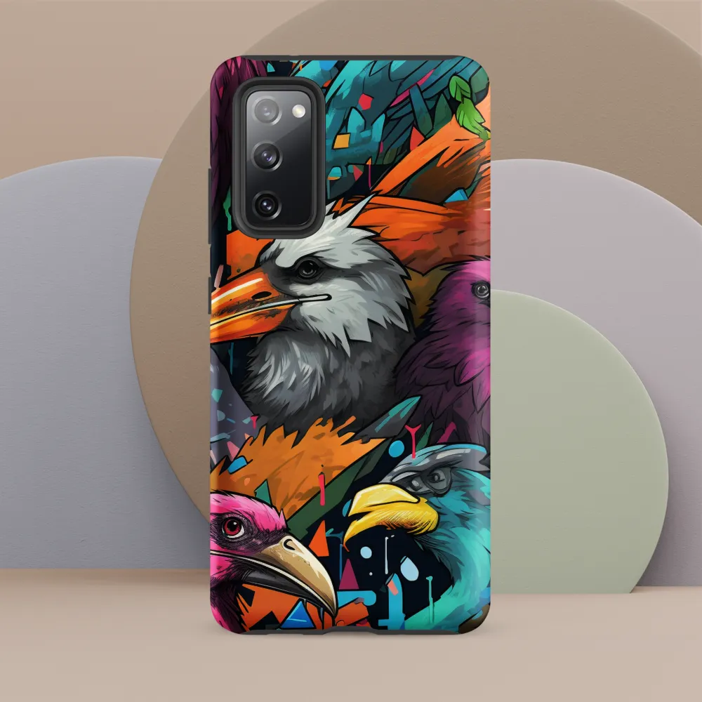 Avian Vortex: A Celebration of Color and Form