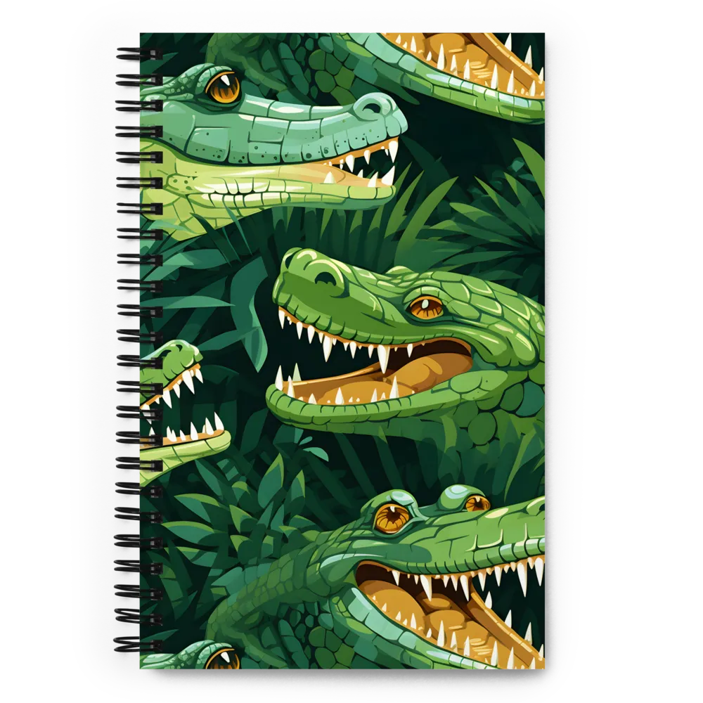 Fierce Crocodilian Medley | Spiral Notebook