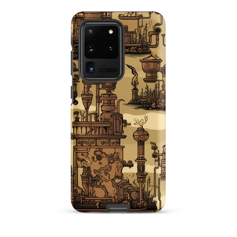 Whimsical Industrial Landscape | Phone Case |  S20 Ultra | Tough Case | Matte