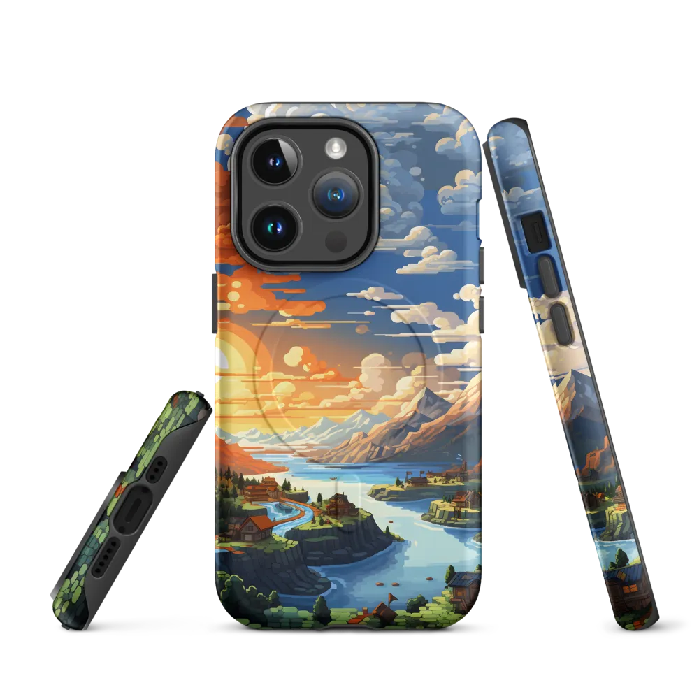 Tranquil Sunset Over Serene Landscape