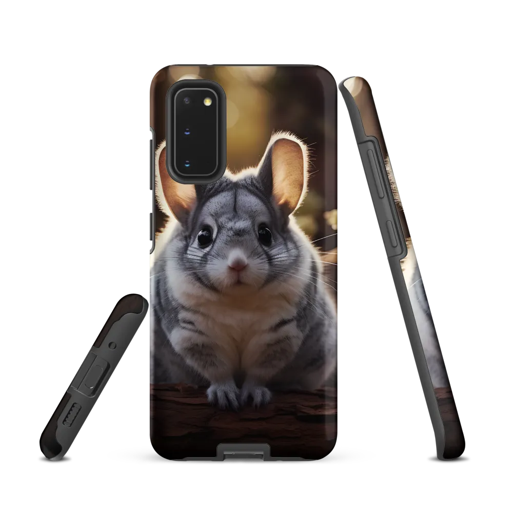 Curious Chinchilla in the Forest