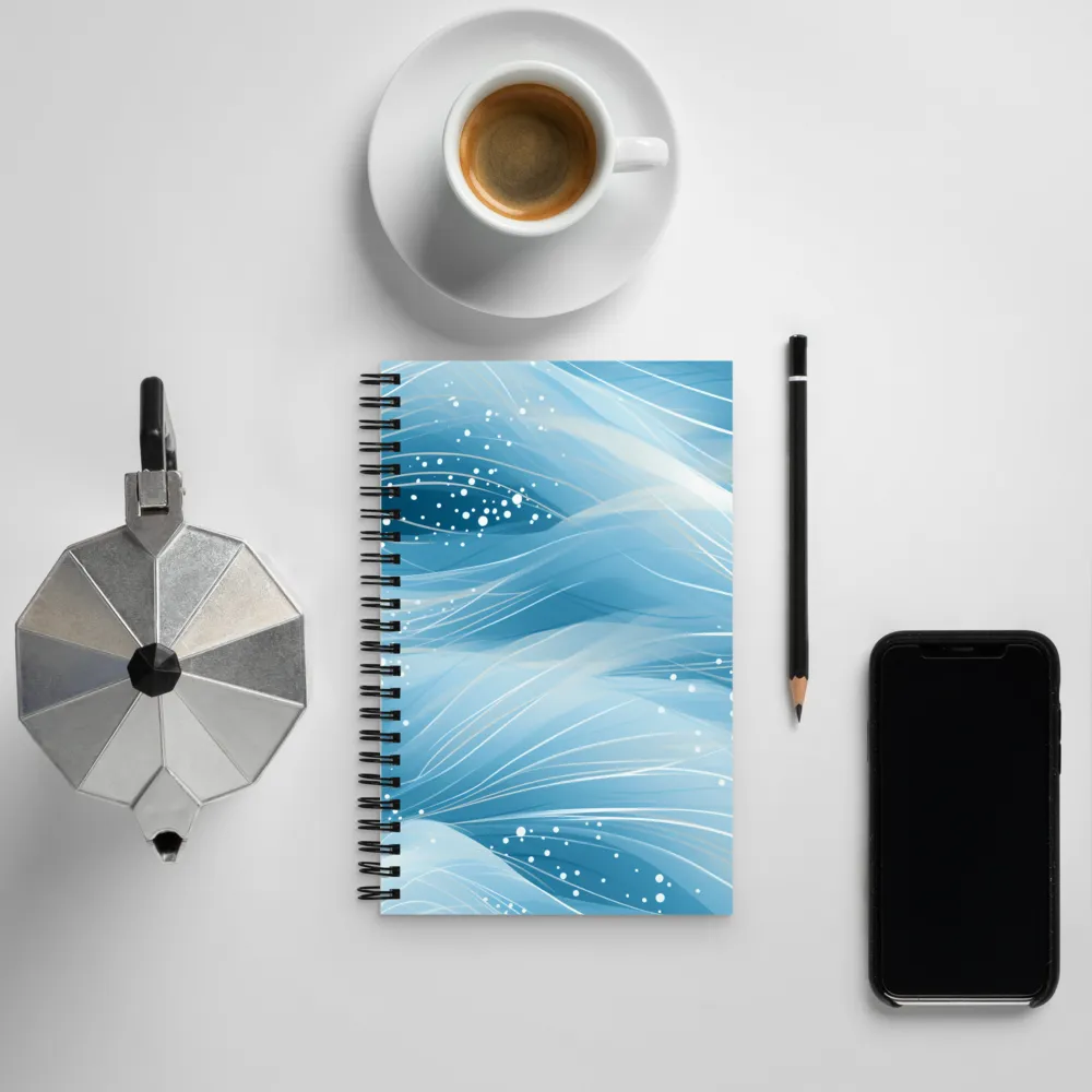 Ethereal Ocean Waves | Spiral Notebook