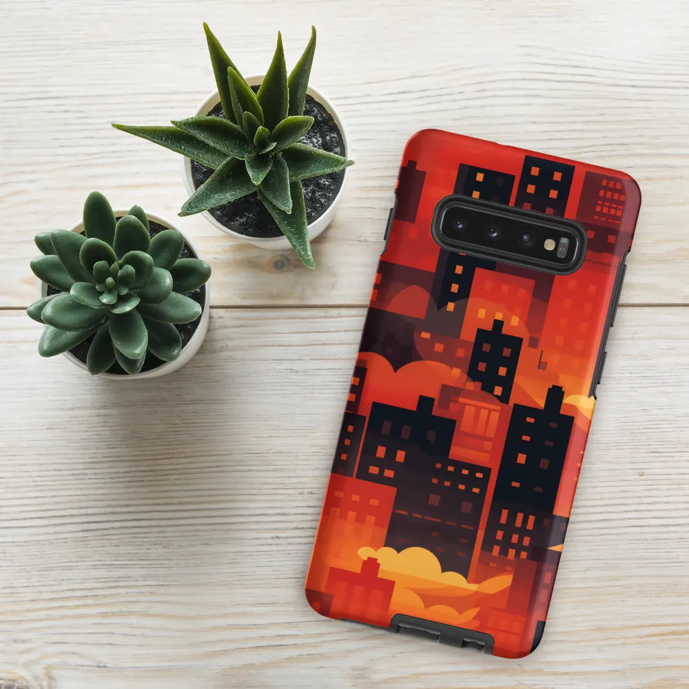 Radiance of the Urban Horizon | Phone Case |  S10 Plus | Tough Case | Matte