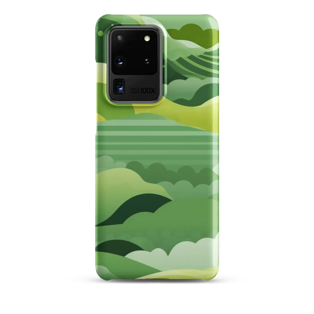 Tranquility in Green Waves