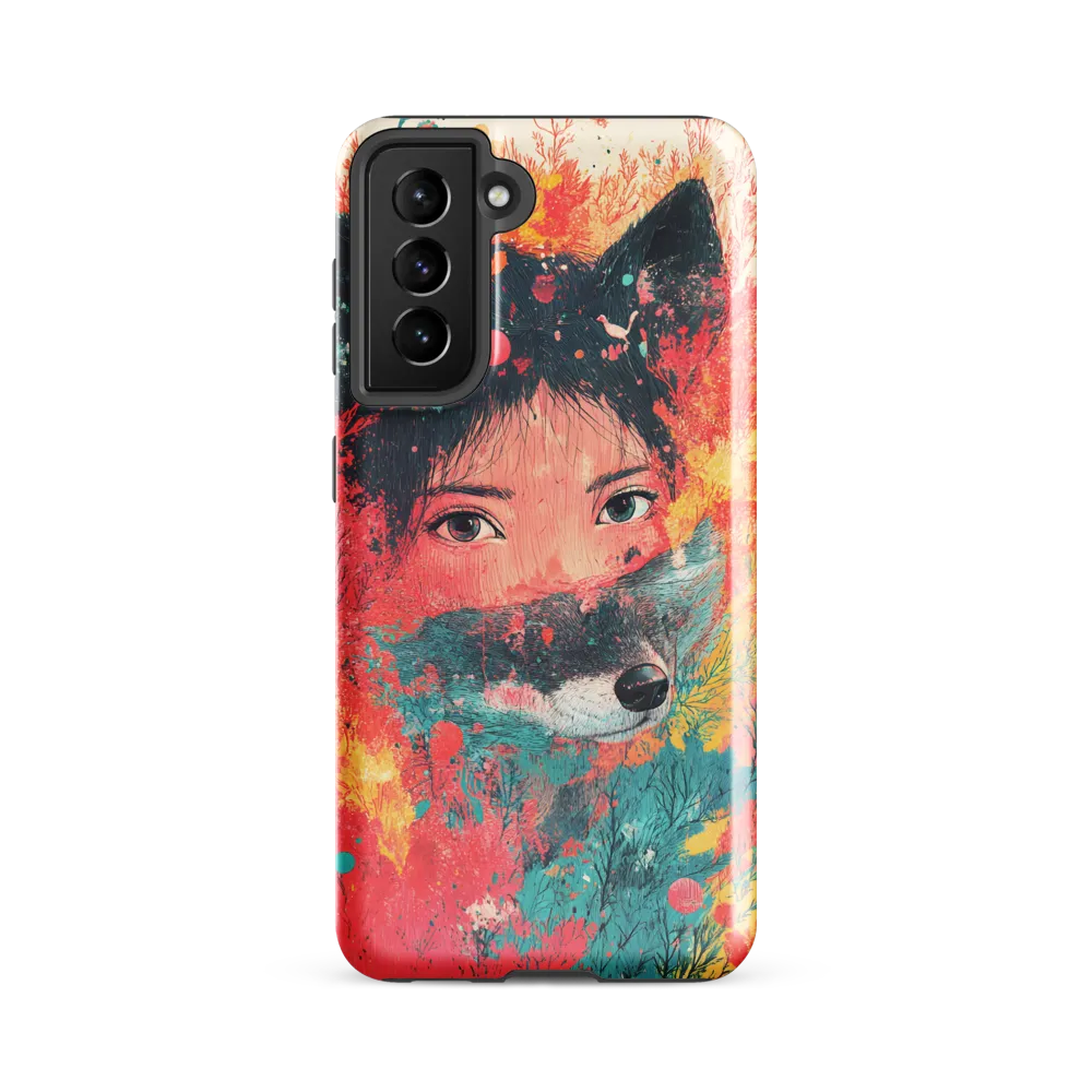 Harmony of Spirit: Girl and Wolf