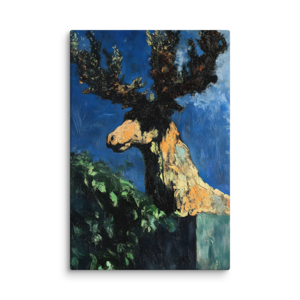The Majestic Deer in Nature | Canvas | 8″×12″