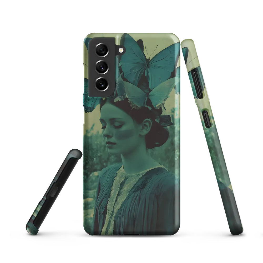 Crown of Teal Butterflies