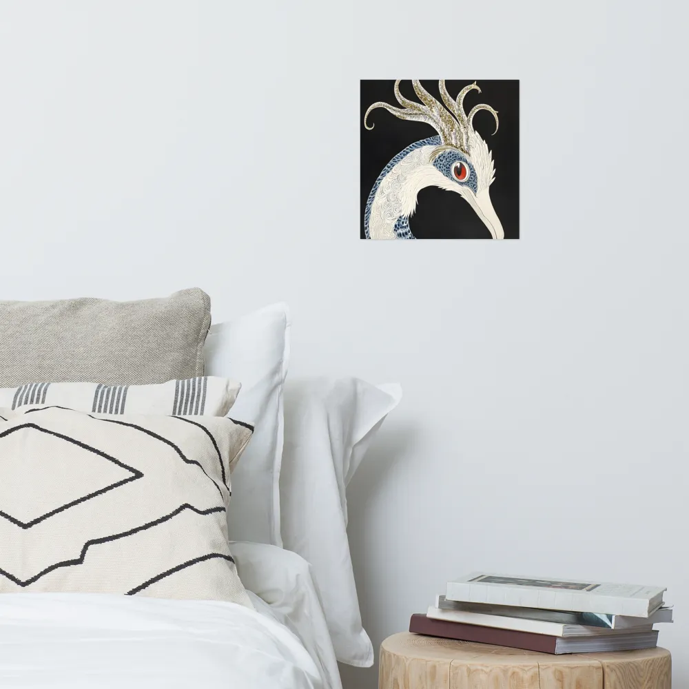 Elegance of the Majestic Peacock | Poster | 12″×12″