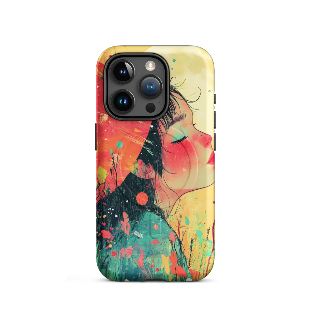 Whispers of Nature: A Dreamy Portrait | Phone Case |  15 Pro | MagSafe® Tough Case | Matte