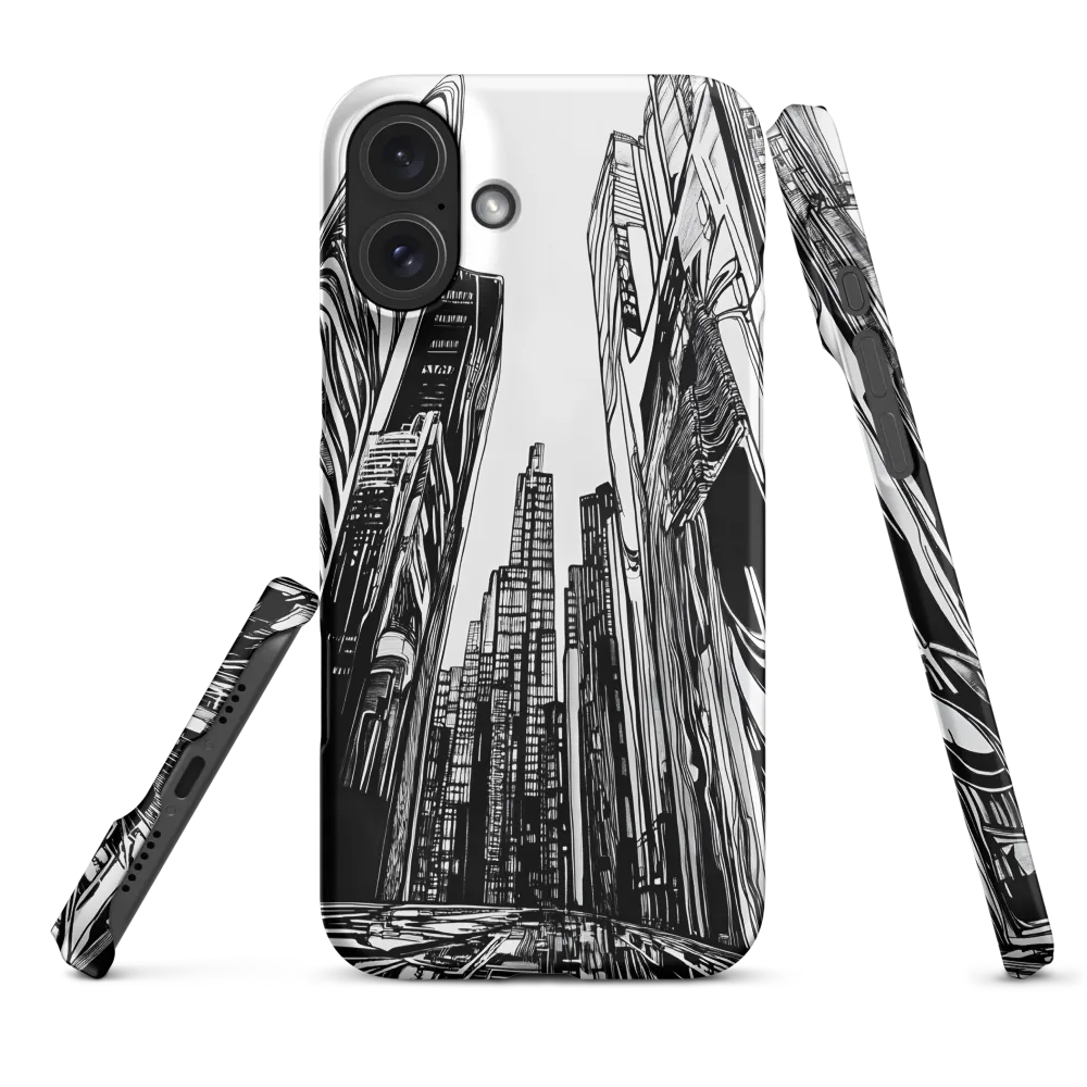 Urban Echoes: A Line Art Journey