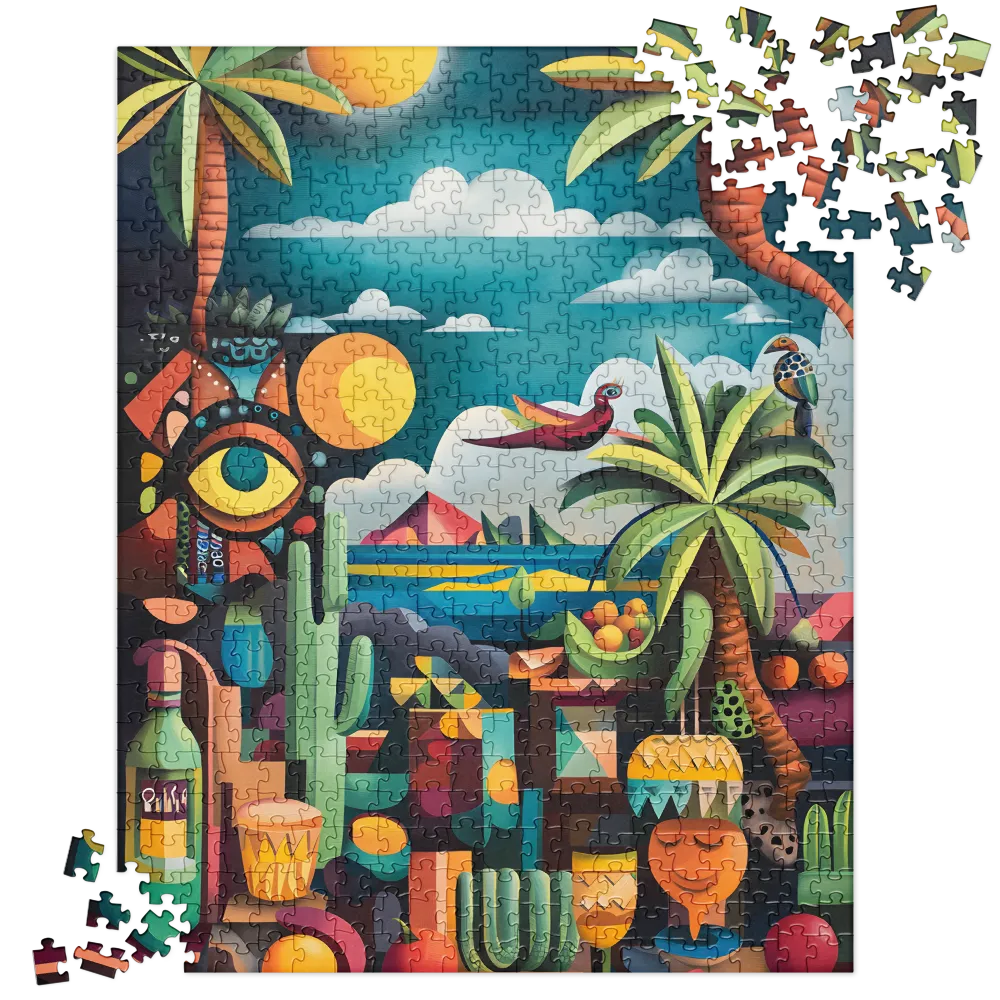 Whimsical Oasis | Jigsaw Puzzle | 520 pieces