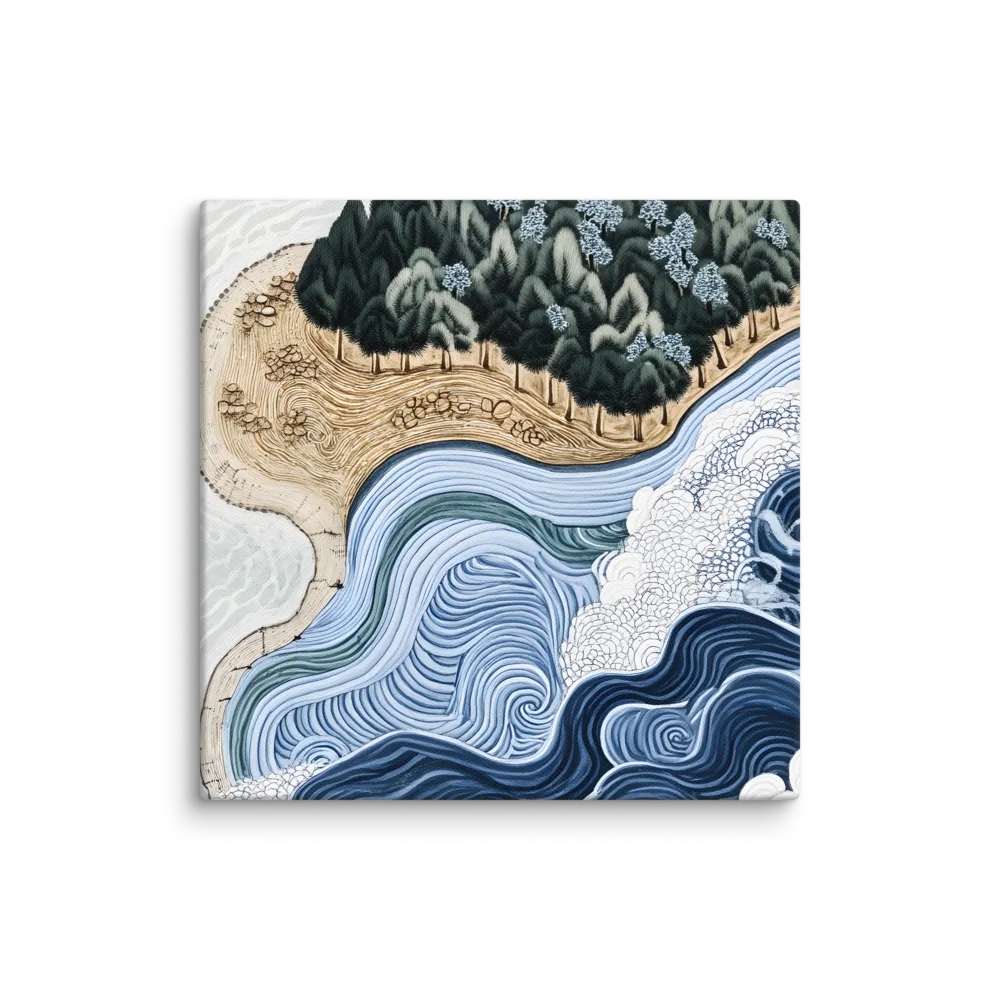 Oceanic Harmony: A Tranquil Landscape | Art Print