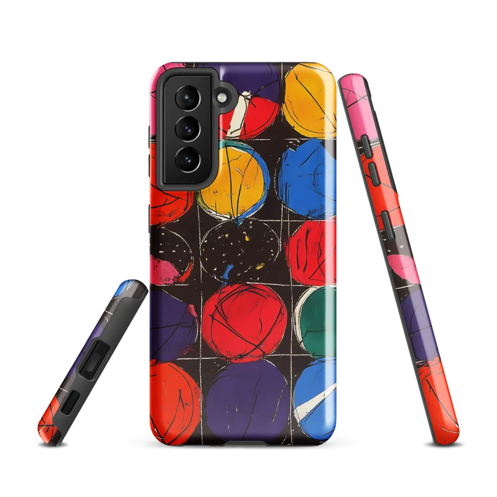 Colorful Circles in Abstract Harmony
