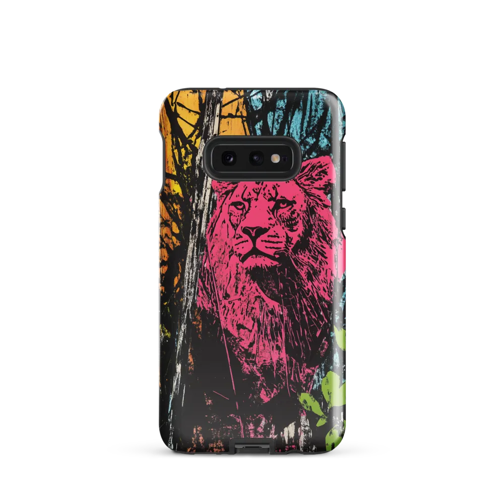 Fierce Vibrance: The Pink Lion