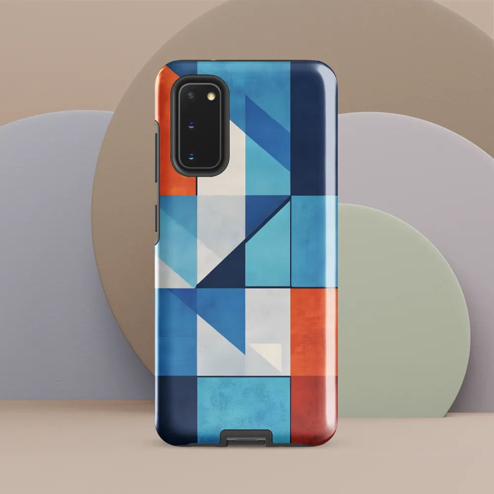 Geometric Harmony in Color | Phone Case |  S20 | Tough Case | Glossy