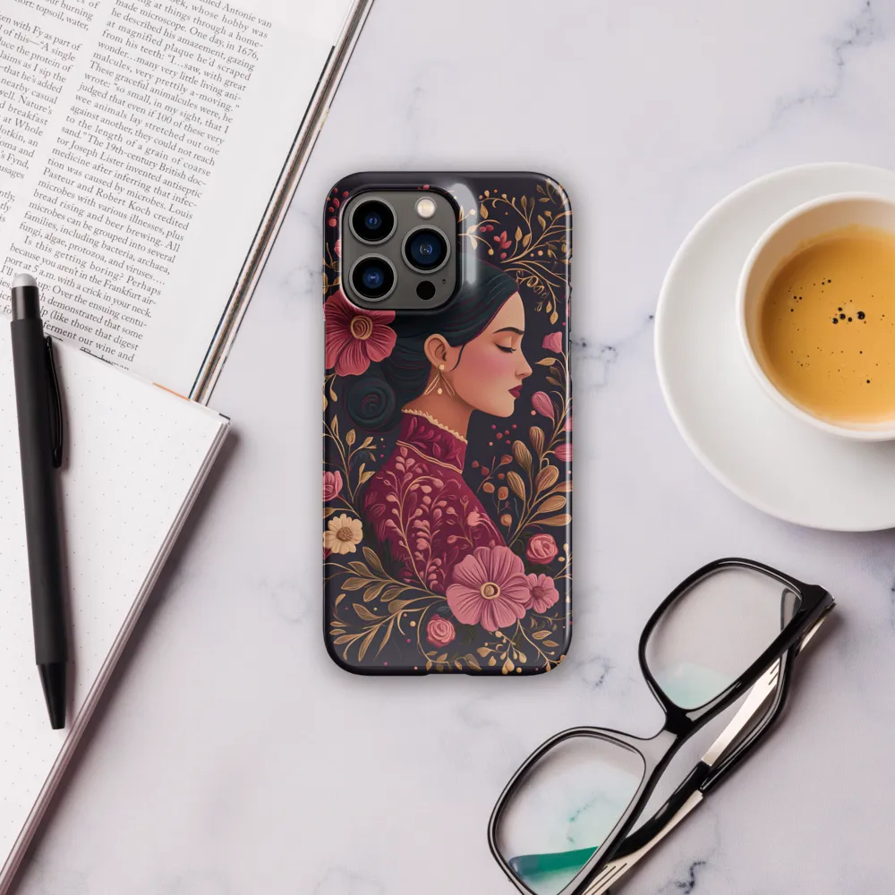 Portrait of Serenity | Phone Case |  14 Pro Max | Snap Case | Glossy