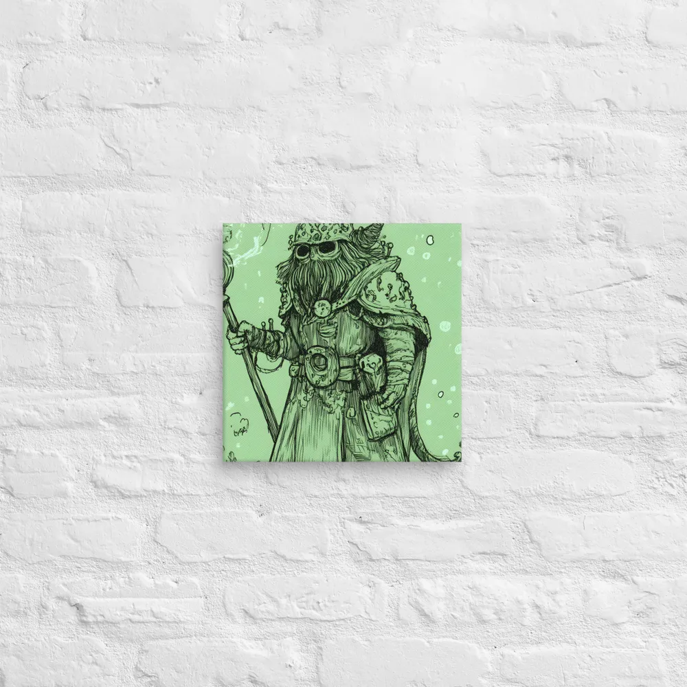 The Enigmatic Wizard | Canvas | 12″×12″