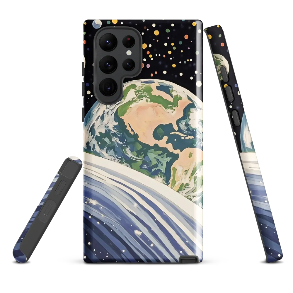 Celestial View: A Surreal Journey Through Space