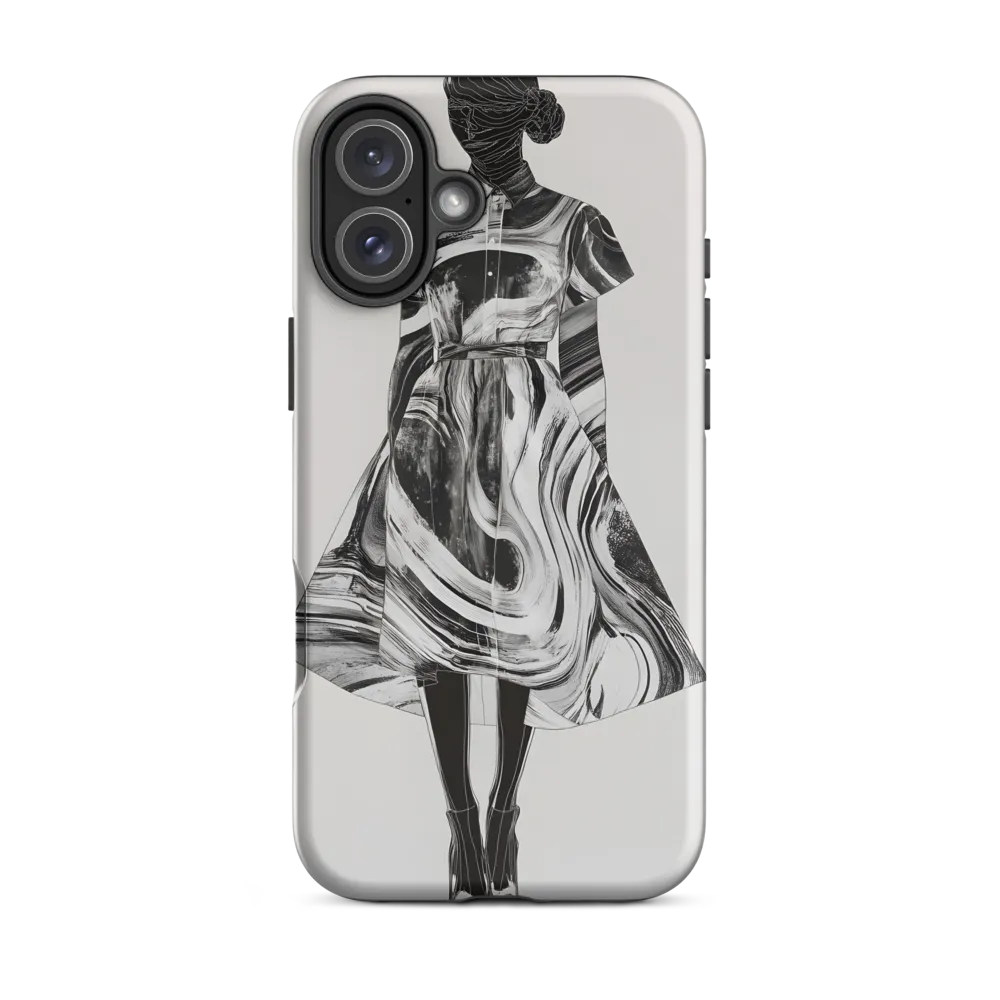 Whirls of Elegance: A Contemporary Fashion Design