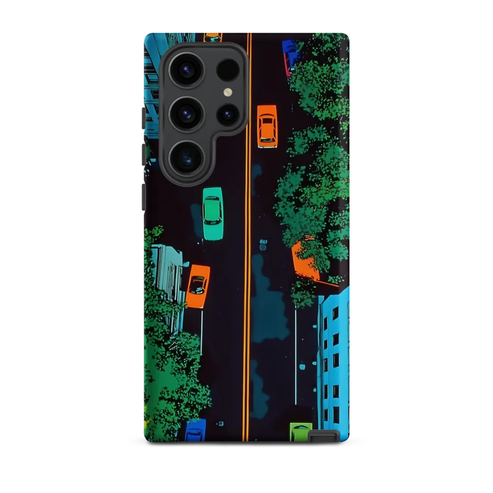 Urban Pulse: A Colorful Intersection